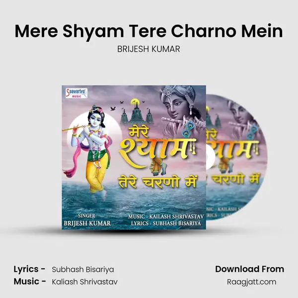 Mere Shyam Tere Charno Mein - BRIJESH KUMAR album cover 