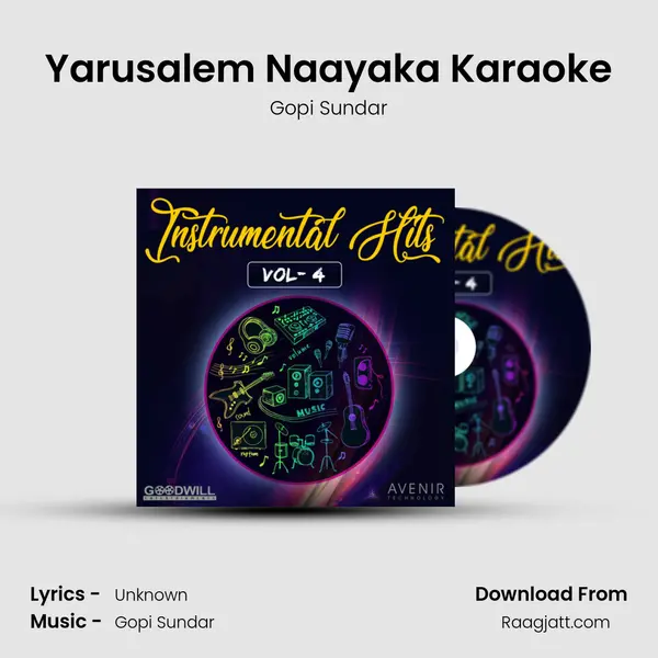 Yarusalem Naayaka Karaoke - Gopi Sundar album cover 