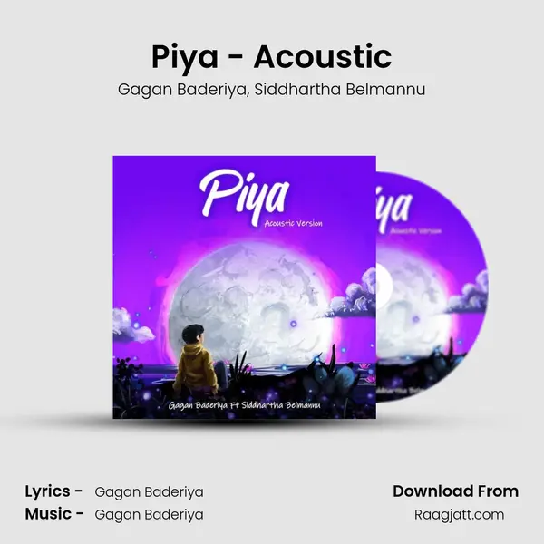 Piya - Acoustic - Gagan Baderiya album cover 