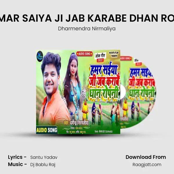 HAMAR SAIYA JI JAB KARABE DHAN ROPNI - Dharmendra Nirmaliya album cover 