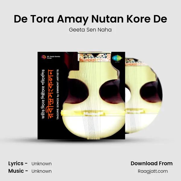 De Tora Amay Nutan Kore De - Geeta Sen Naha album cover 