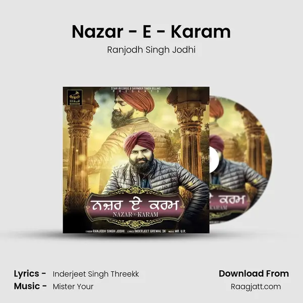 Nazar - E - Karam - Ranjodh Singh Jodhi album cover 