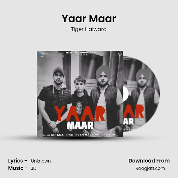 Yaar Maar - Tiger Halwara album cover 