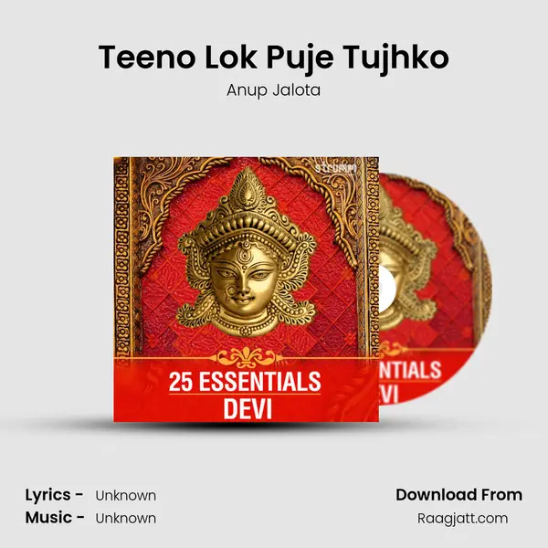 Teeno Lok Puje Tujhko - Anup Jalota album cover 