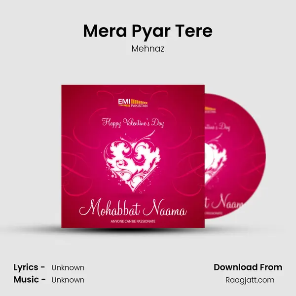 Mera Pyar Tere - Mehnaz album cover 