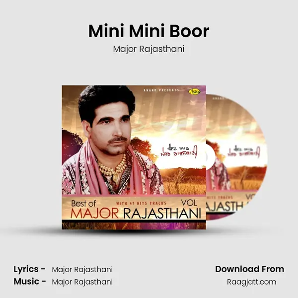 Mini Mini Boor - Major Rajasthani album cover 