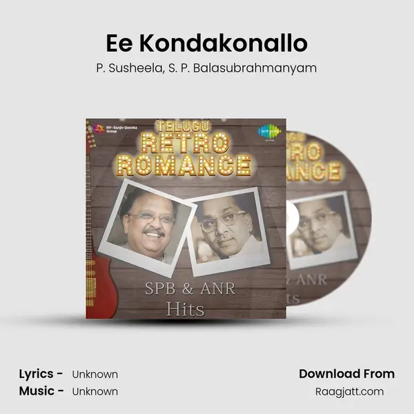 Ee Kondakonallo - P. Susheela album cover 