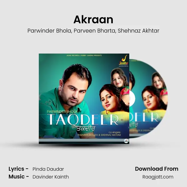 Akraan - Parwinder Bhola album cover 