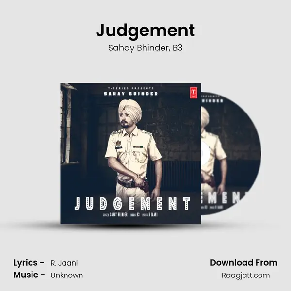 Judgement - Sahay Bhinder album cover 