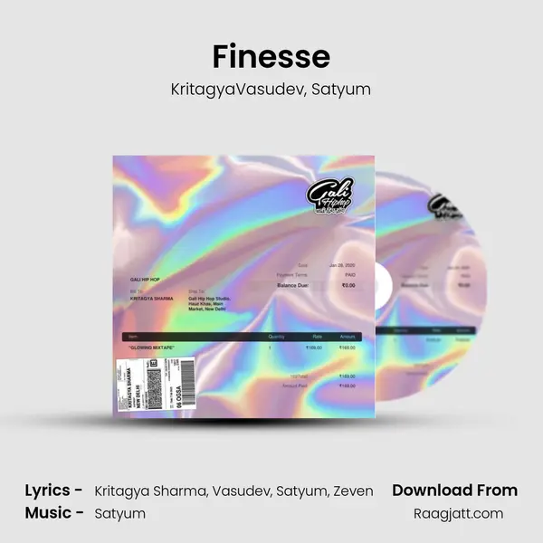 Finesse - KritagyaVasudev album cover 