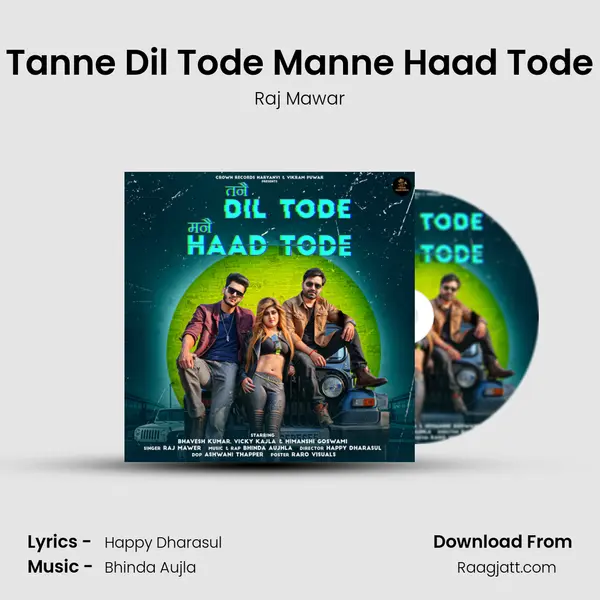 Tanne Dil Tode Manne Haad Tode - Raj Mawar album cover 