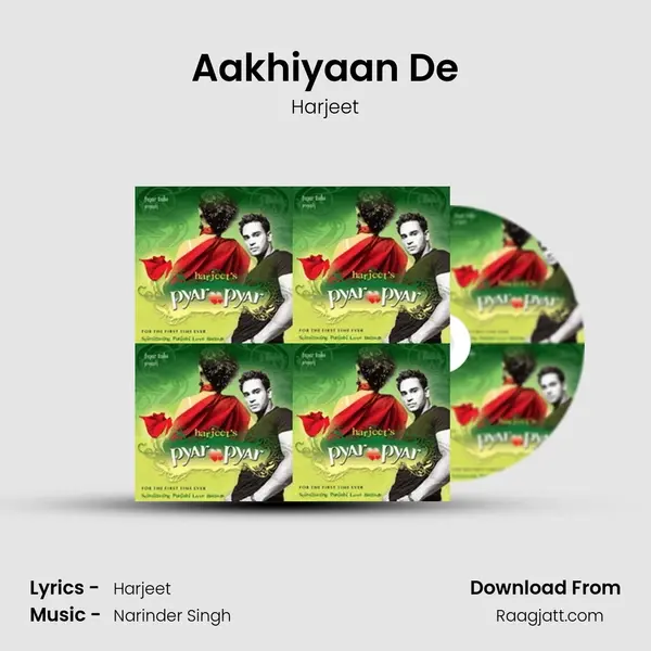 Aakhiyaan De - Harjeet album cover 