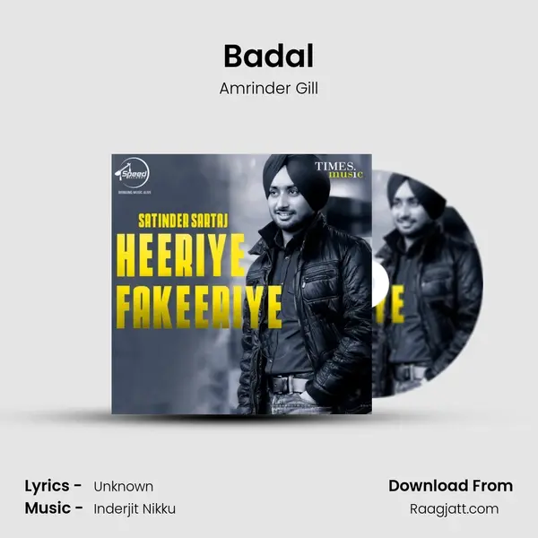 Badal - Amrinder Gill album cover 