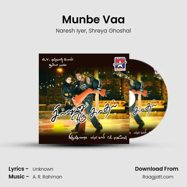 Munbe Vaa - Naresh Iyer album cover 