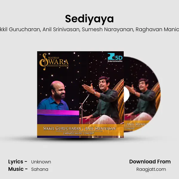 Sediyaya - Sikkil Gurucharan album cover 