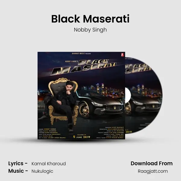 Black Maserati - Nobby Singh album cover 