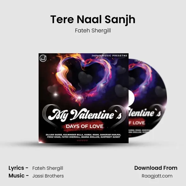 Tere Naal Sanjh - Fateh Shergill album cover 