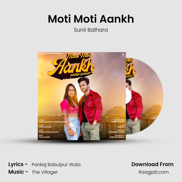 Moti Moti Aankh - Sunil Balhara album cover 