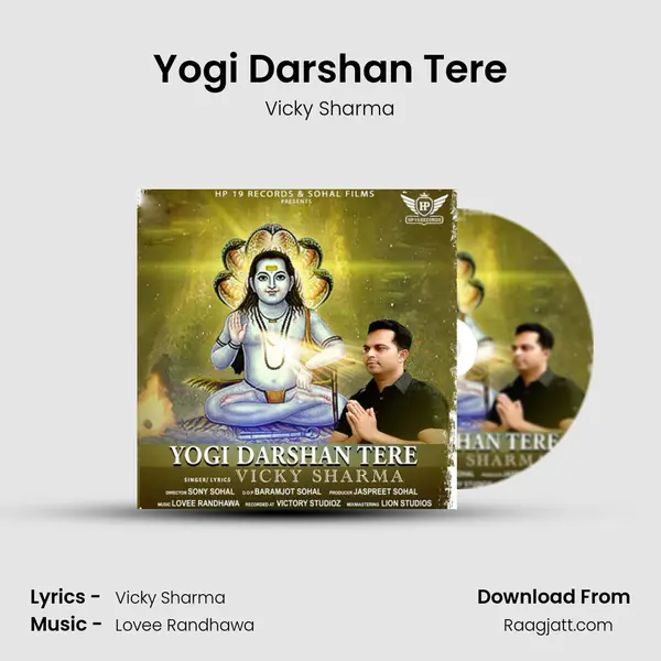 Yogi Darshan Tere - Vicky Sharma album cover 