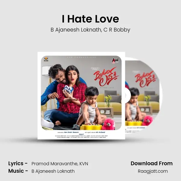 I Hate Love - B Ajaneesh Loknath album cover 