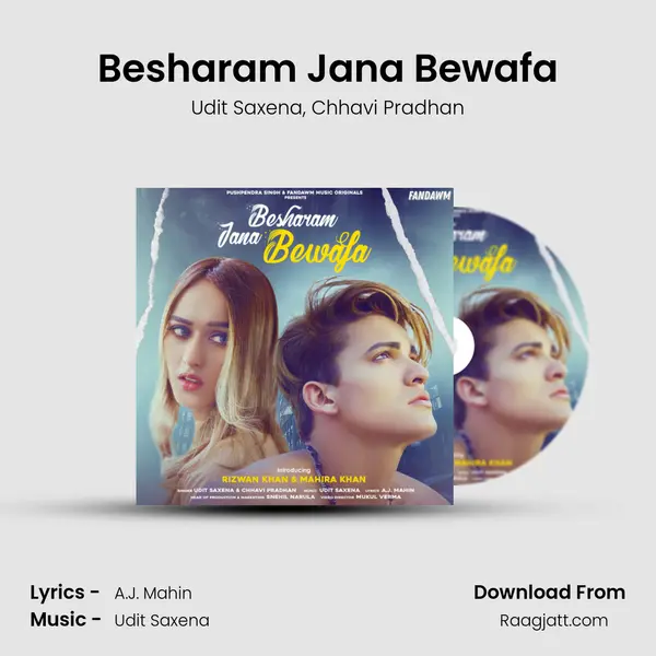 Besharam Jana Bewafa - Udit Saxena album cover 