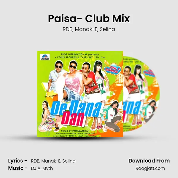 Paisa- Club Mix - RDB album cover 