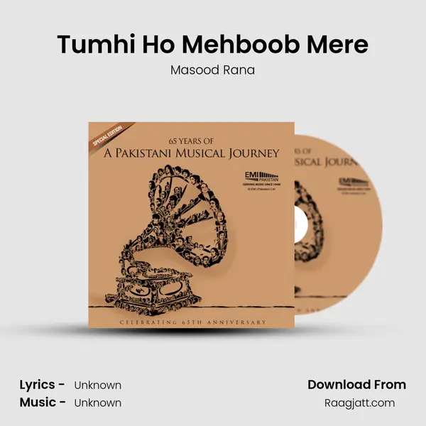 Tumhi Ho Mehboob Mere - Masood Rana album cover 