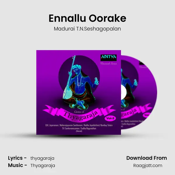 Ennallu Oorake - Madurai T.N.Seshagopalan album cover 