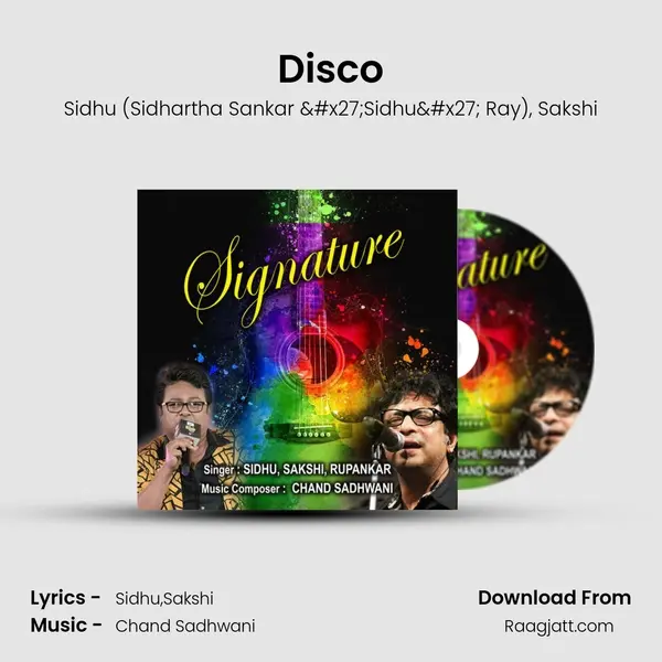 Disco - Sidhu (Sidhartha Sankar 'Sidhu' Ray) album cover 