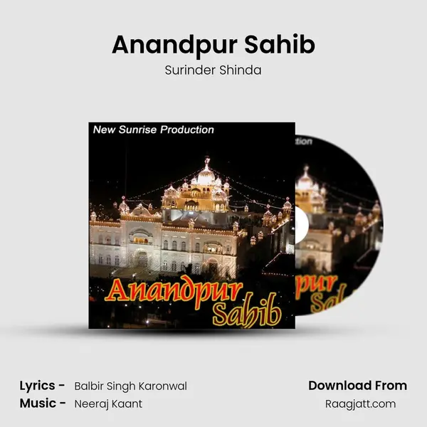 Anandpur Sahib - Surinder Shinda album cover 