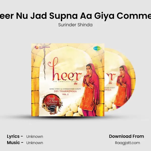 Suti Heer Nu Jad Supna Aa Giya Commentary - Surinder Shinda album cover 