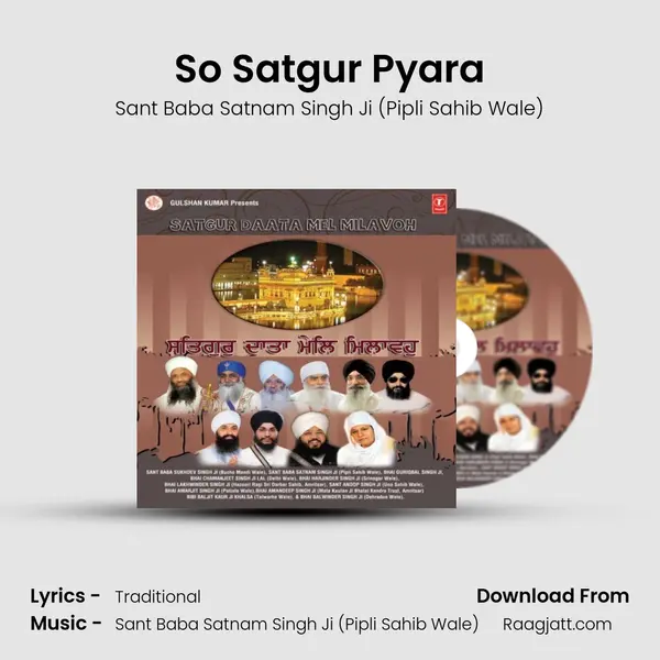 So Satgur Pyara - Sant Baba Satnam Singh Ji (Pipli Sahib Wale) album cover 