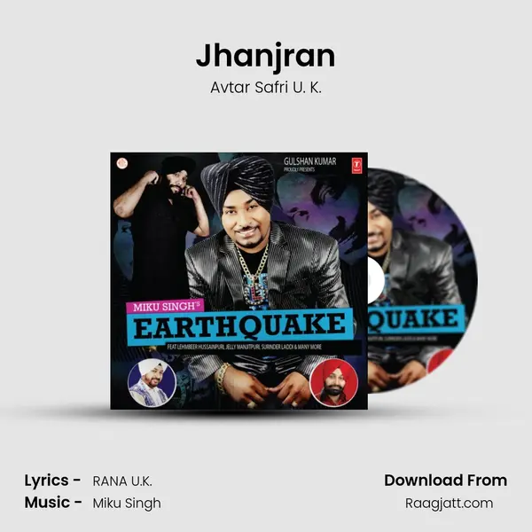 Jhanjran - Avtar Safri U. K. album cover 