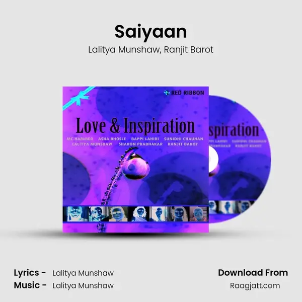 Saiyaan - Lalitya Munshaw album cover 