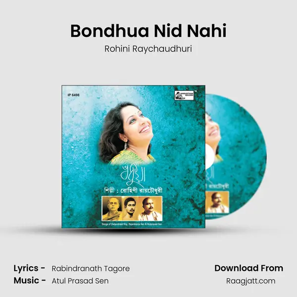 Bondhua Nid Nahi - Rohini Raychaudhuri album cover 