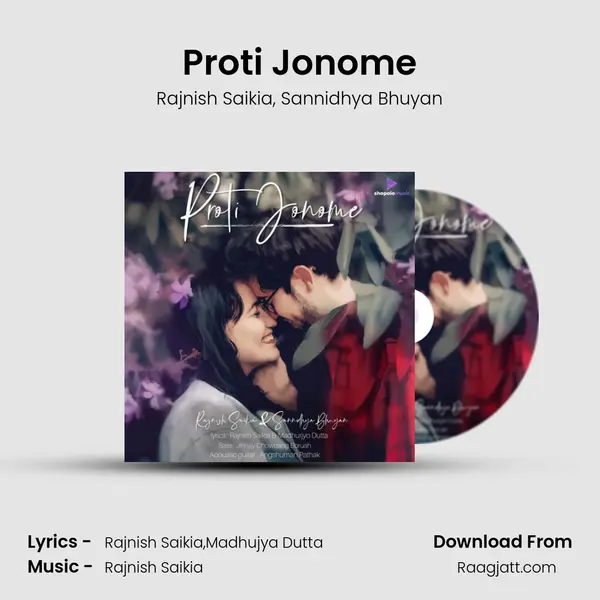 Proti Jonome - Rajnish Saikia album cover 