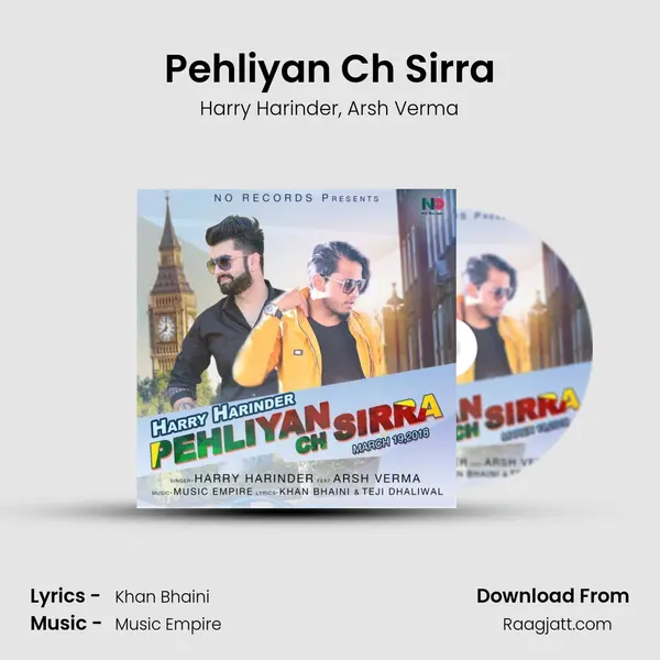 Pehliyan Ch Sirra - Harry Harinder album cover 