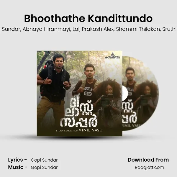 Bhoothathe Kandittundo - Gopi Sundar album cover 