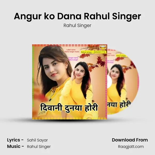 Angur ko Dana Rahul Singer - Rahul Singer album cover 