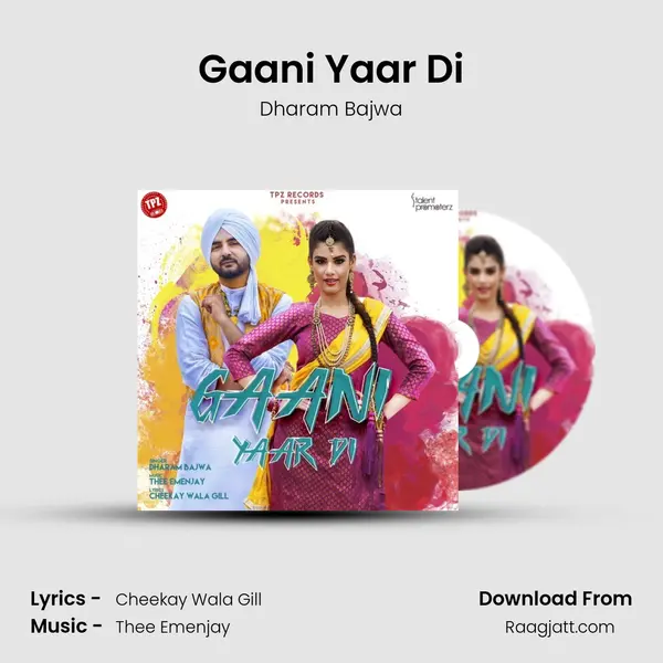 Gaani Yaar Di - Dharam Bajwa album cover 