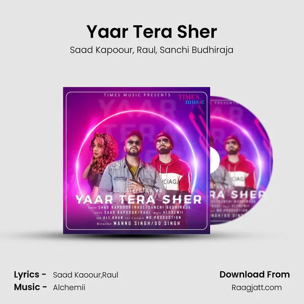 Yaar Tera Sher - Saad Kapoour album cover 