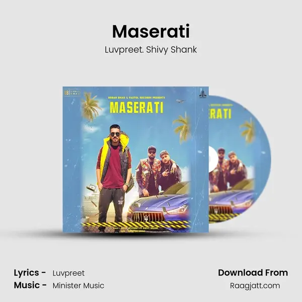 Maserati - Luvpreet. Shivy Shank album cover 