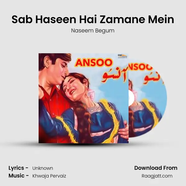 Sab Haseen Hai Zamane Mein - Naseem Begum album cover 