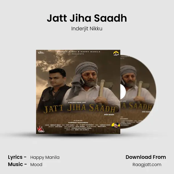 Jatt Jiha Saadh - Inderjit Nikku album cover 