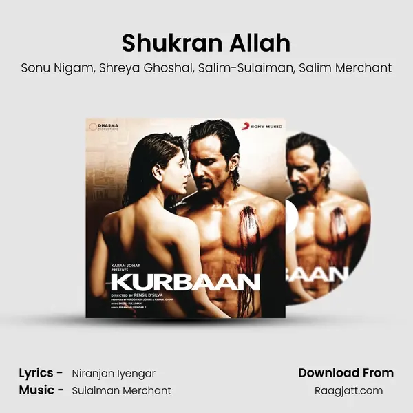 Shukran Allah - Sonu Nigam album cover 