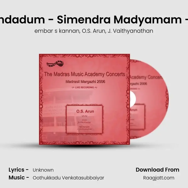 Asaindadum - Simendra Madyamam - Adi (Live) mp3 song