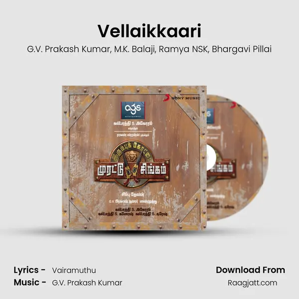 Vellaikkaari - G.V. Prakash Kumar album cover 