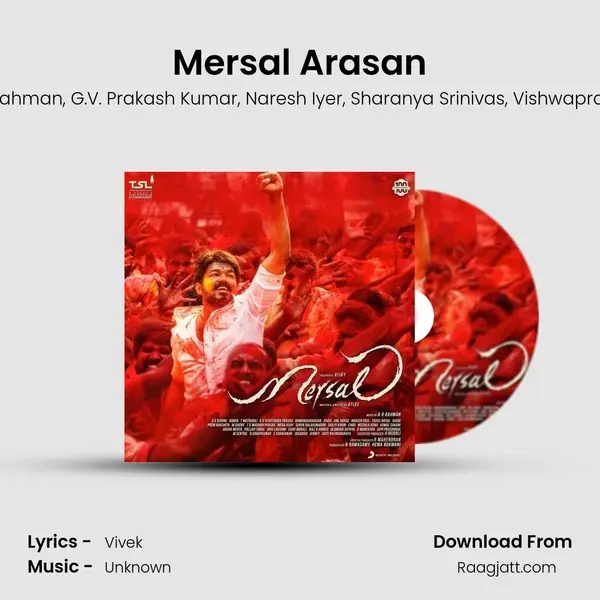 Mersal Arasan - A. R. Rahman album cover 