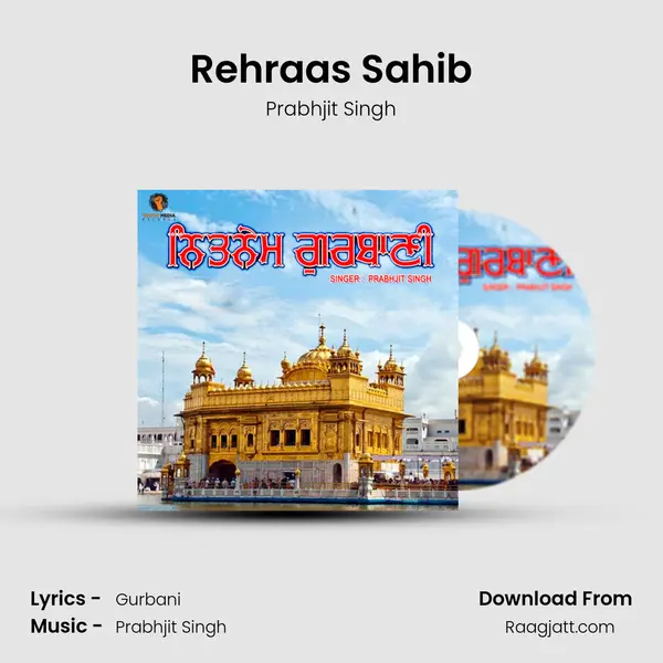 Rehraas Sahib - Prabhjit Singh album cover 