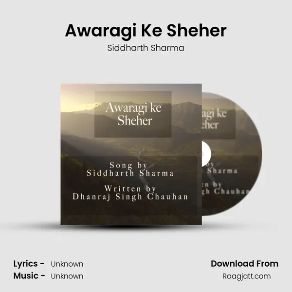 Awaragi Ke Sheher - Siddharth Sharma album cover 